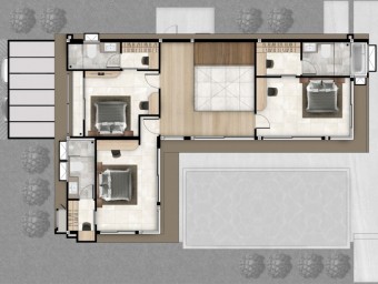 2 Floor Plan - Brooks Villa | Plover Cove Luxury Villas