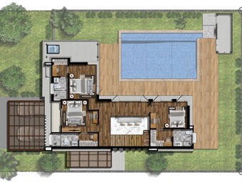 2 Floor Plan - Cresswell Villa | Plover Cove Luxury Villas
